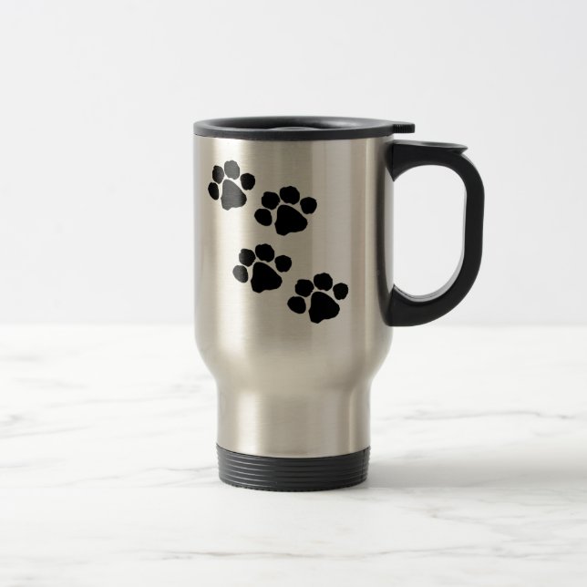 Mug De Voyage Empreintes de pattes (Droit)
