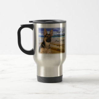 Mug De Voyage Empreintes de pattes de berger allemand