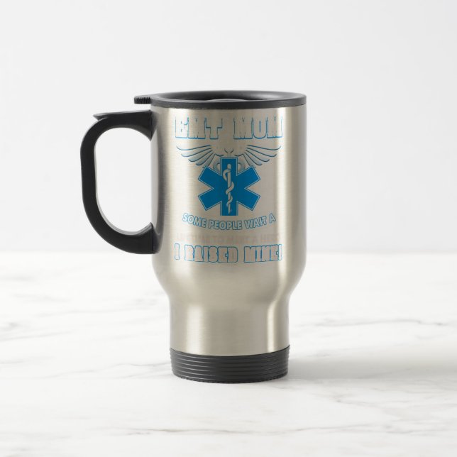 Mug De Voyage EMT Maman I Urgence Médicale EMS Parademie (Gauche)