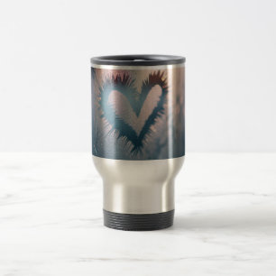 Mug de voyage en forme de cœur