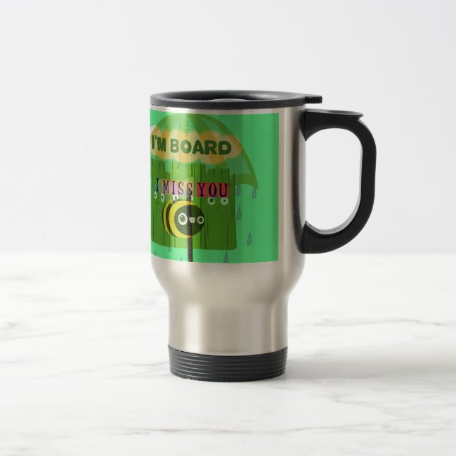 Mug De Voyage En gros, tu me manques (Droit)