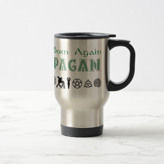 Mug De Voyage Encore né païen (Droit)