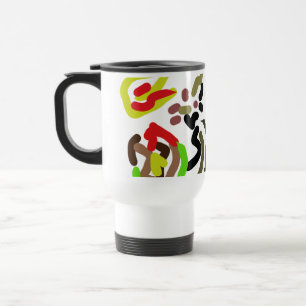 Mug De Voyage Encre sauvage de loup automne