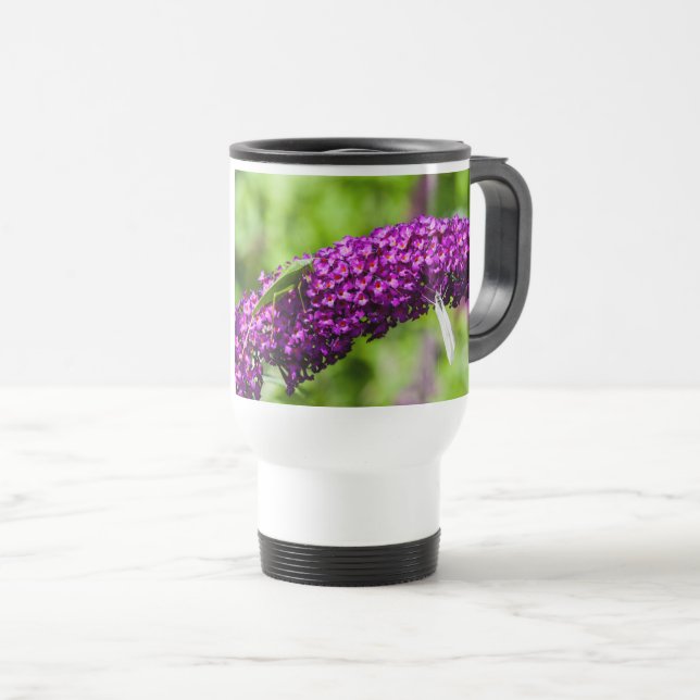 Mug De Voyage énergie de la sauterelle (Devant droit)