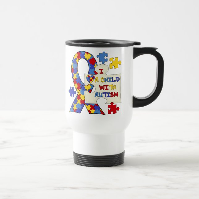 Mug De Voyage Enfant avec le ruban de sensibilisation sur (Droite)