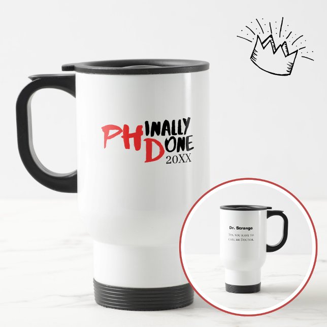 Mug De Voyage Enfin fait - Conception de citation de remise de d (Créateur téléchargé)