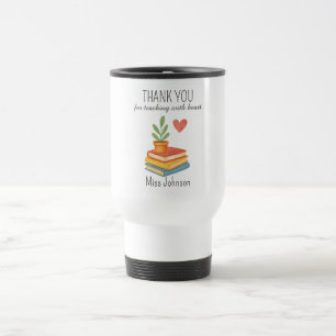 Mug De Voyage Enseignant Merci - Cadeau d'appréciation du coeur