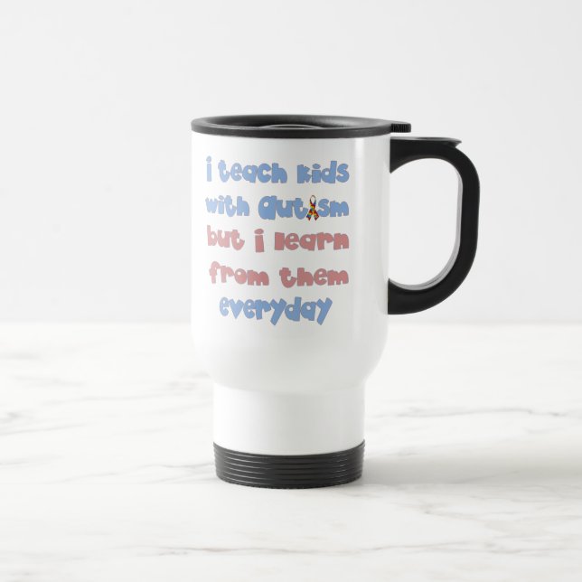 Mug De Voyage Enseignez les enfants avec le ruban de (Droite)
