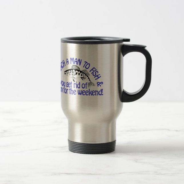 Mug De Voyage Enseignez un homme (Droit)