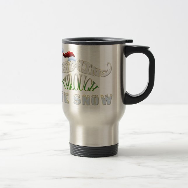 Mug De Voyage Entraînement à travers la neige (Droit)
