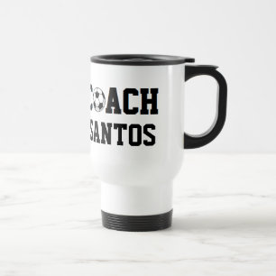 Mug De Voyage Entraîneur du football personnalisé