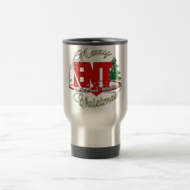 Mug De Voyage ENVOI CHRISTMAS Otolaryngologue EAR NEZ THROAT (Centre)