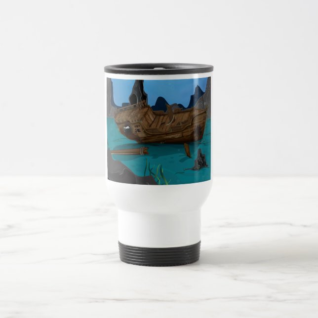 Mug De Voyage Épave sous-marine (Centre)