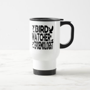 Mug De Voyage Épidémiologiste de l'observation des oiseaux