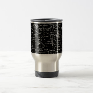 Mug De Voyage Équations de physique sur //noir