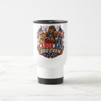 Mug De Voyage Équipe de BBQ du jour de la fête du Travail – Chem