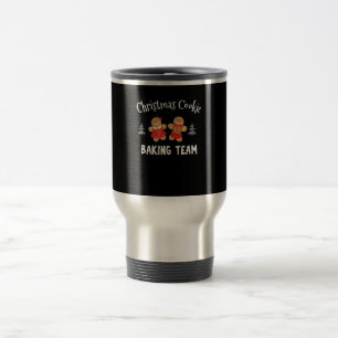 Mug De Voyage Équipe de cuisine de Noël homme en pain d'épices