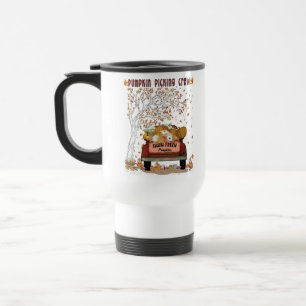 Mug De Voyage Équipe de prélèvement citrouille