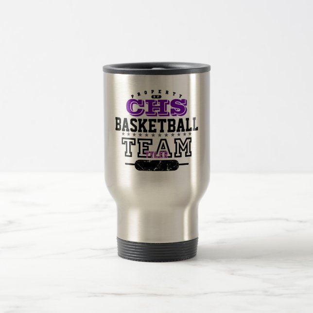 Mug De Voyage Équipe de sport d'école (Centre)