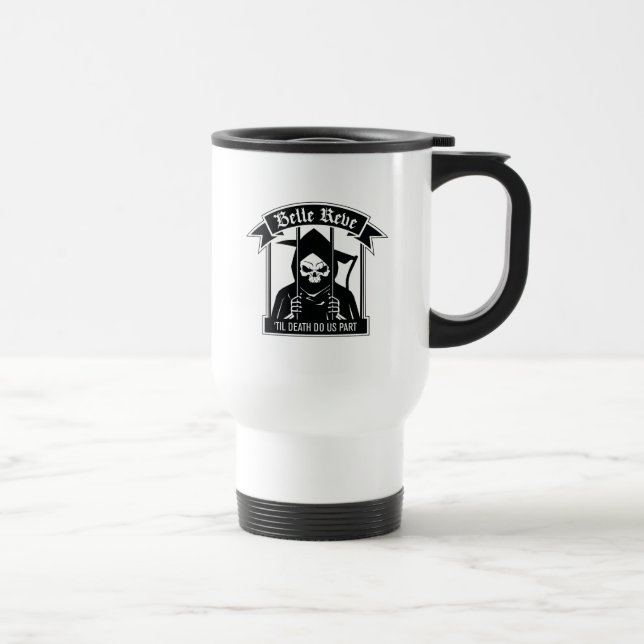 Mug De Voyage Équipe de suicide | Belle Reve Reaper Graphic (Droite)