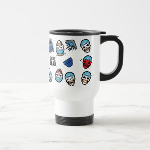 Mug De Voyage Équipe de suicide   Capitaine Boomerang Emoji Moti