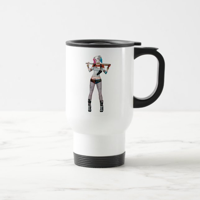 Mug De Voyage Équipe de suicide | Harley Quinn (Droite)