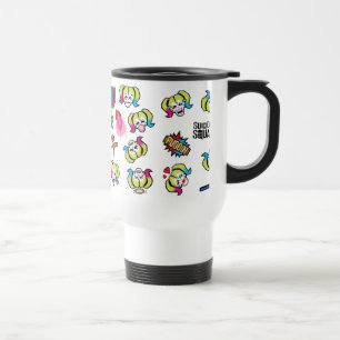 Mug De Voyage Équipe de suicide   Harley Quinn Emoji Motif