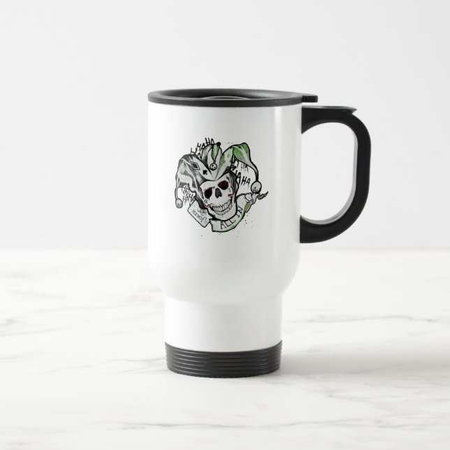 Mug De Voyage Équipe de suicide | Joker Crull "All In" Tattoo Ar (Droite)