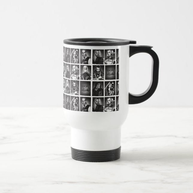 Mug De Voyage Équipe de suicide | Motif Annuaire (Droite)
