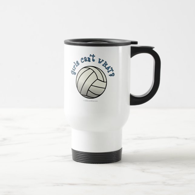 Mug De Voyage Équipe de White Volley-ball (Droite)