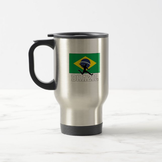 Mug De Voyage Équipe du Brésil de football (Gauche)