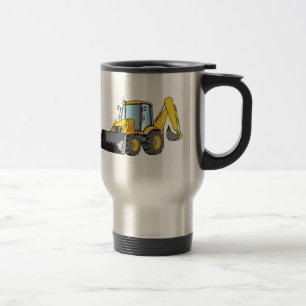 Mug De Voyage Équipement lourd : Pelle rétro