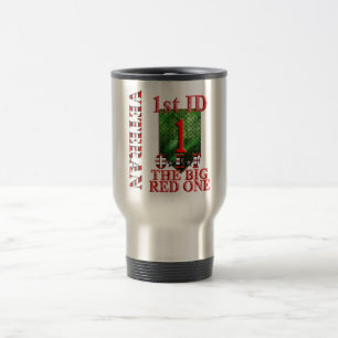 Mug De Voyage ęr Rouge un OEF de Division d'infanterie grand