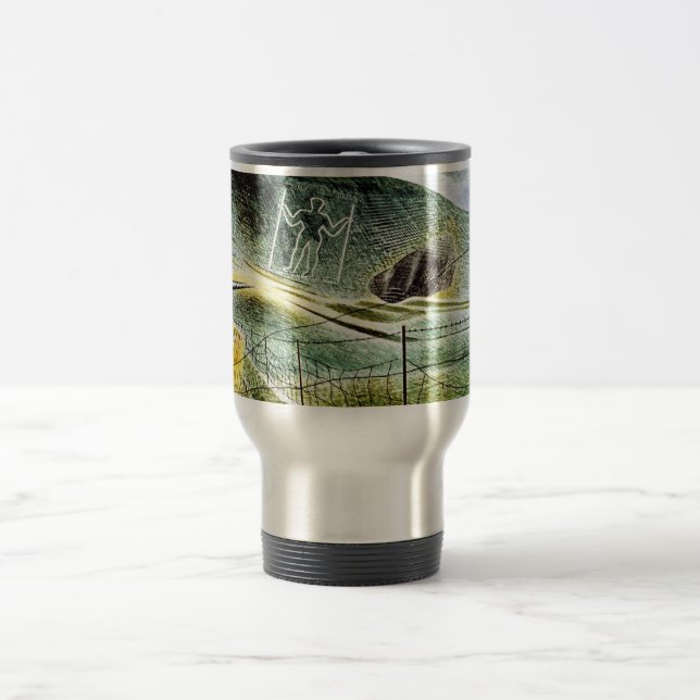 Mug De Voyage Eric Ravilious - Le Géant de Wilmington,  (Centre)