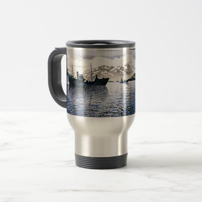Mug De Voyage Eric Ravilious - Norvège, réalisme magique, (Devant gauche)