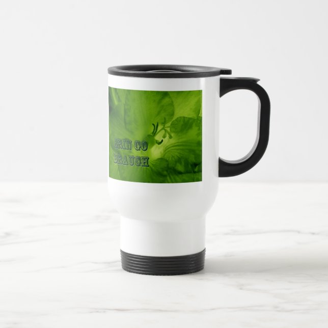 Mug De Voyage Erin Go Braugh Green Freesia Articles (Droite)