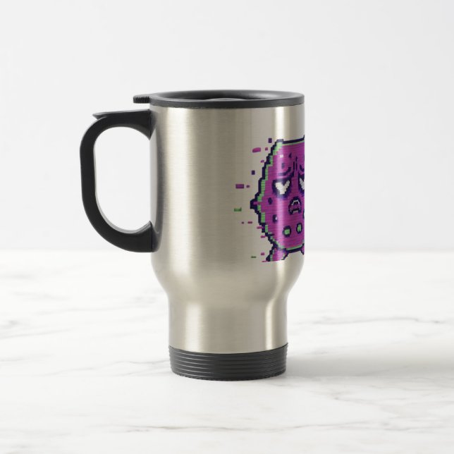 Mug De Voyage Erreur Système : Motivation Non Trouvée | Glitch D (Gauche)