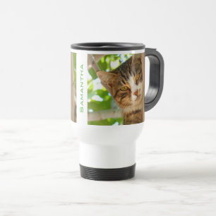 Mug De Voyage Escalade de chat un arbre personnalisé
