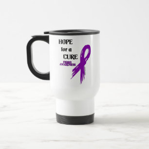 Mug De Voyage Espoir d'un Ruban Cure/Torn...Fibro