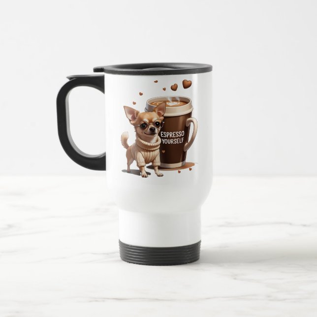 Mug De Voyage Espresso Yourself - Café Chihuahua Edition (Gauche)