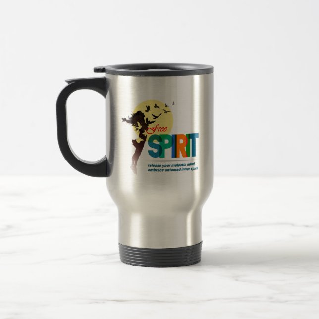 Mug De Voyage Esprit libre | (Gauche)