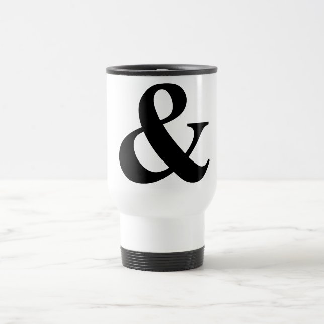 Mug De Voyage Et et raccourci d'icône de symbole de Logogram (Centre)