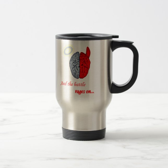 Mug De Voyage Et la bataille continue (bon contre mauvais) (Droit)