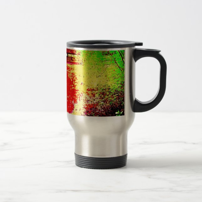Mug De Voyage Étang psychédélique (Droit)
