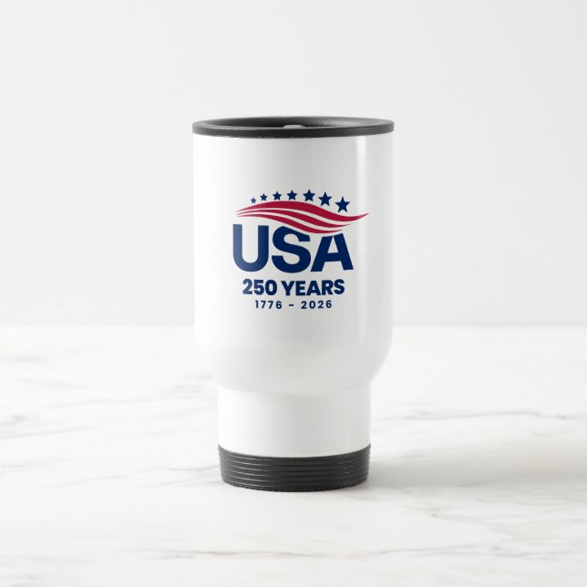 Mug De Voyage États-Unis 250 Ans (Centre)