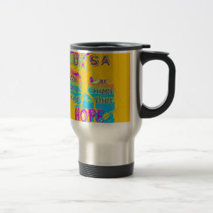 Mug De Voyage États-Unis Texte Magnifique Incroyable Conception