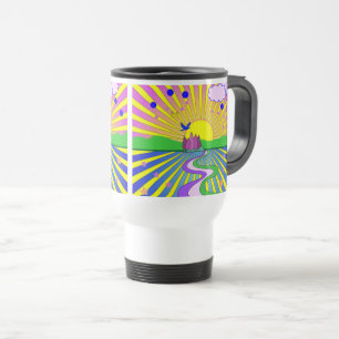 Mug De Voyage Été de l'amour Super psychédélique 60s les années