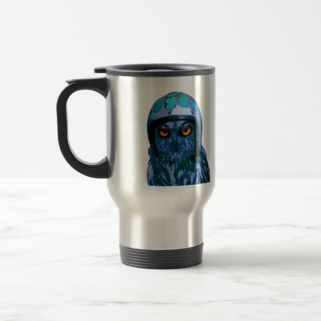 Mug De Voyage Êtes-vous un Birder ou un couche-tard ? - Le (Gauche)