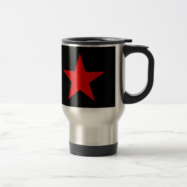 Mug De Voyage Étoile rouge (Droit)