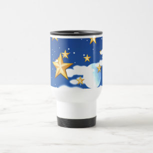 Mug De Voyage Étoiles Dorées -